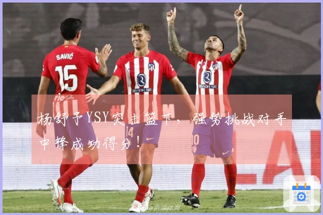 杨舒予YSY突击篮下，强势挑战对手中锋成功得分！